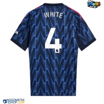 Moški Nogometni dresi Arsenal Ben White #4 Gostujoči 2025-26 Kratek Rokav